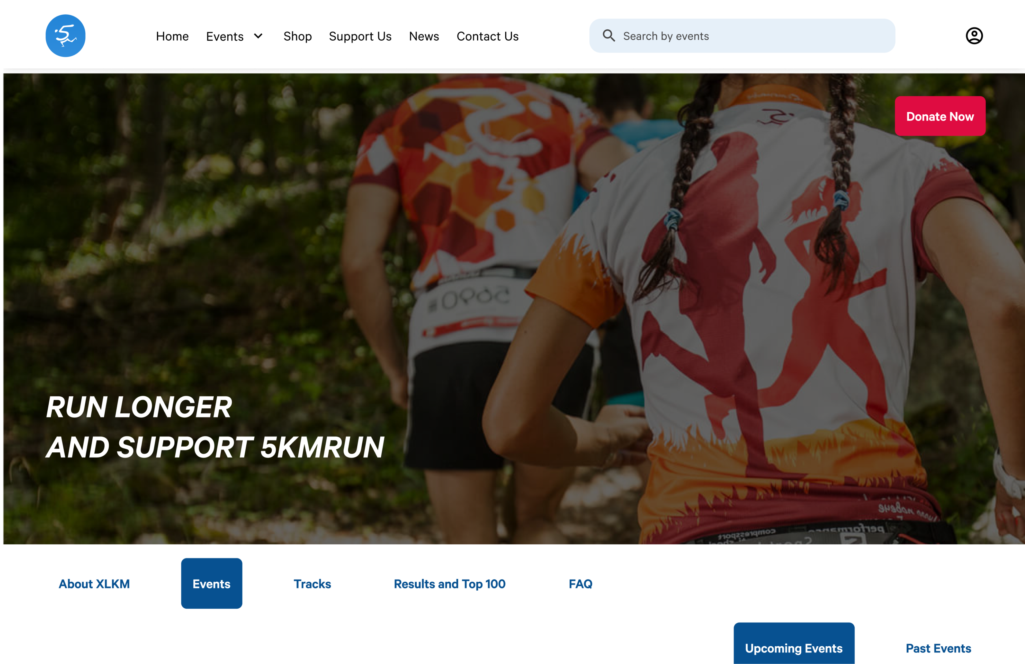 A mobile and desktop mock-ups of final design for a park run project. 