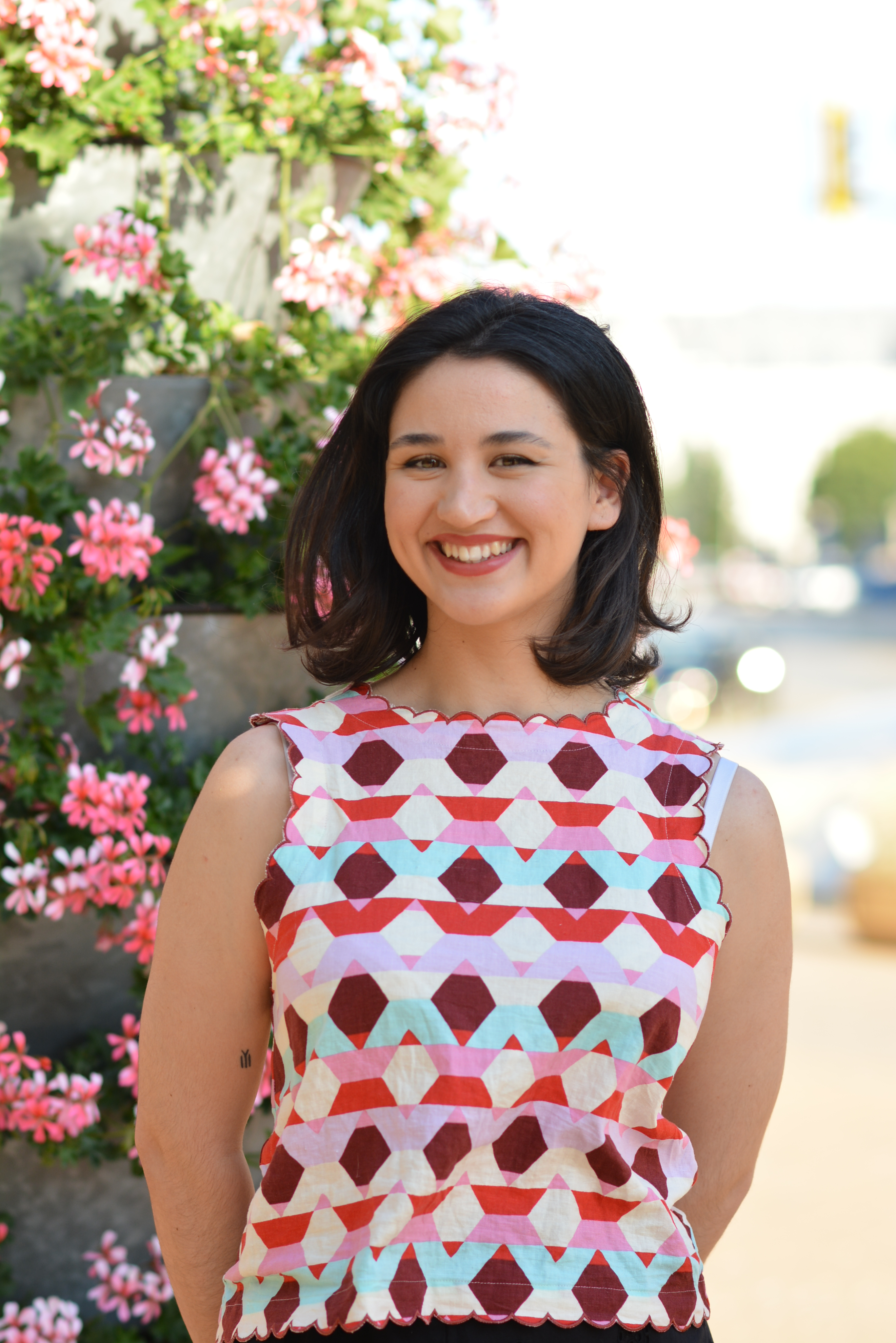 Silvana Gateva, UX designer smiling. 